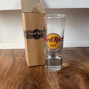 Hard Rock Cafe Philadelphia Logo Shot Glass